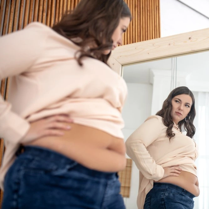 Person looking for weight management support