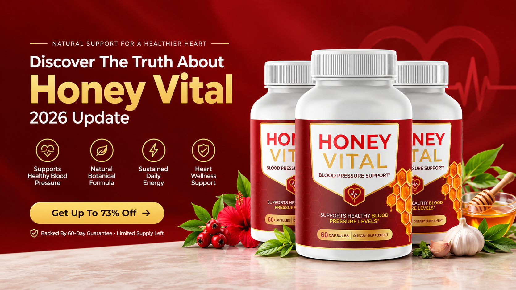 HoneyVital marketing banner